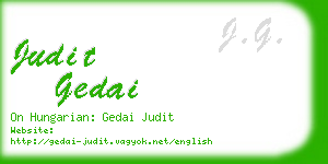 judit gedai business card